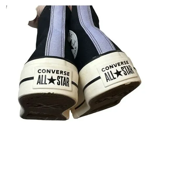 CONVERSE you Black & Lavender Lifted Platform High Top Chuck Taylor Size 6.5 - Picture 12 of 16